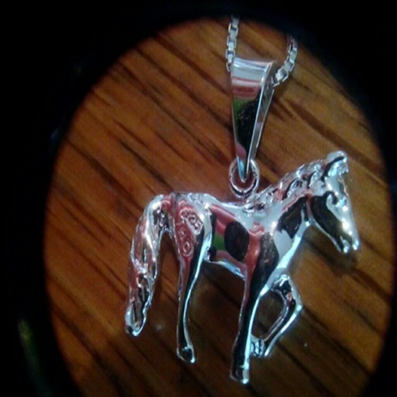 Sterling Horse Necklace - Picture 4 of 6